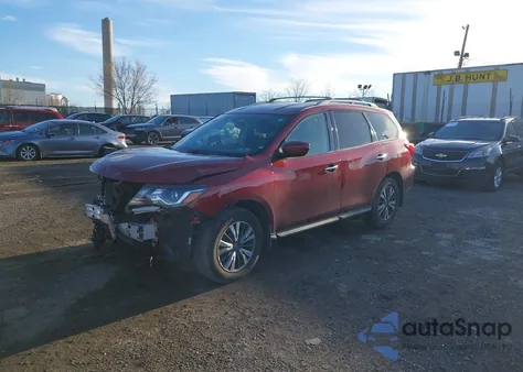 2020 Nissan Pathfinder Sv 4Wd из США, поврежденный, VIN 5N1DR2BM7LC637792